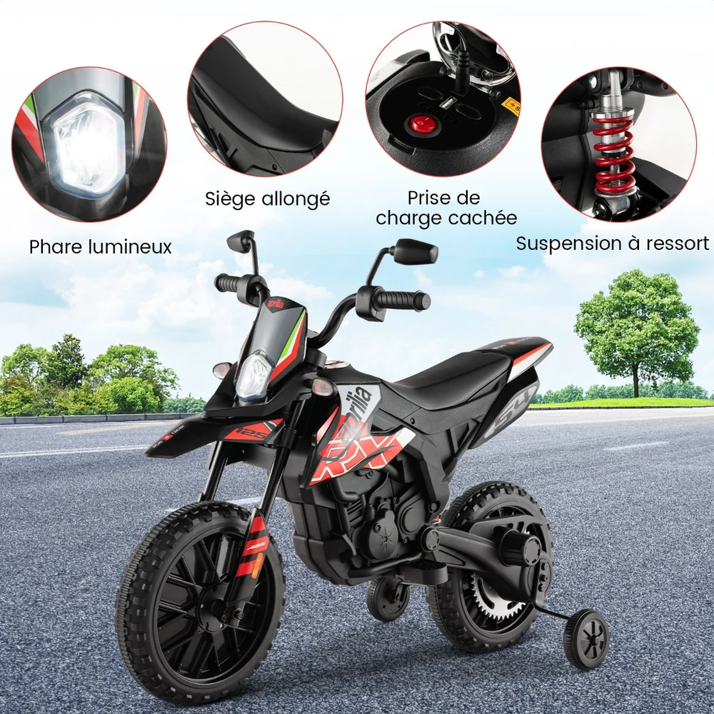 Vaikiškas elektrinis motociklas 12 V