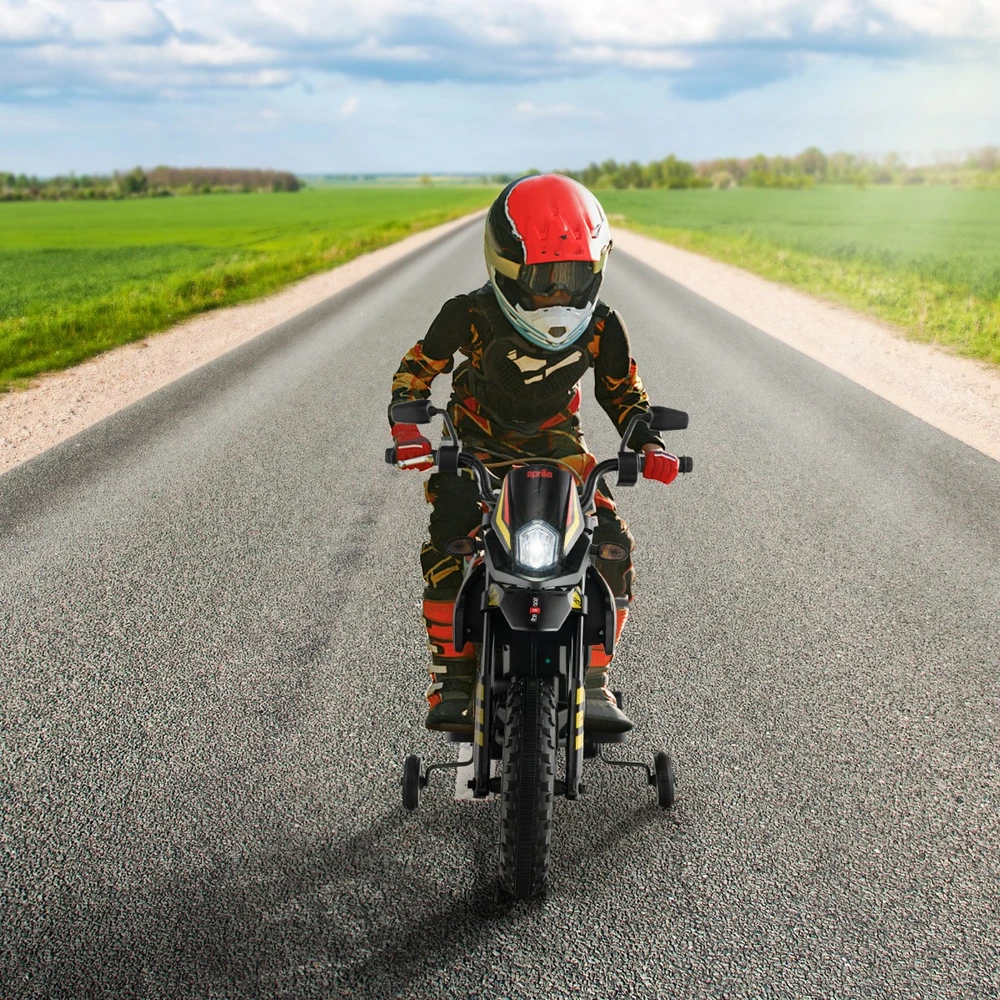 Vaikiškas elektrinis motociklas juodas