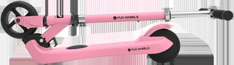 ELEKTRINIS PASPIRTUKAS REBEL FUN WHEELS Rožinis VAIKIŠKAS