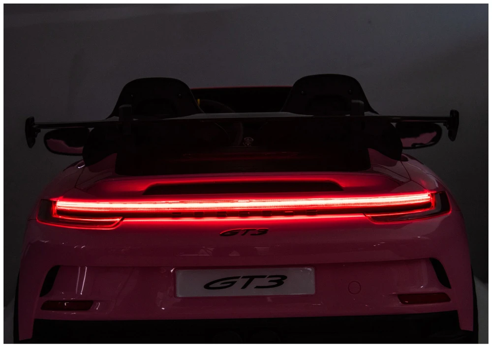 Lean Cars Vaikiškas elektromobilis Porsche GT3, rožinis, 24 V