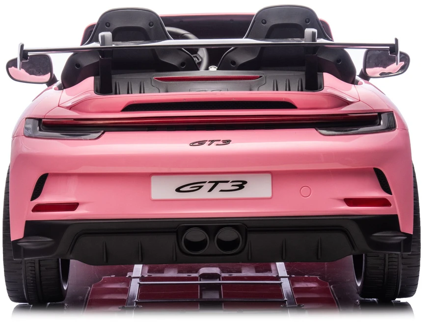 Lean Cars Vaikiškas elektromobilis Porsche GT3, rožinis, 24 V