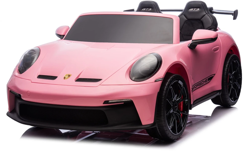 Lean Cars Vaikiškas elektromobilis Porsche GT3, rožinis, 24 V