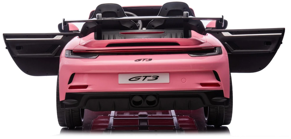 Lean Cars Vaikiškas elektromobilis Porsche GT3, rožinis, 24 V