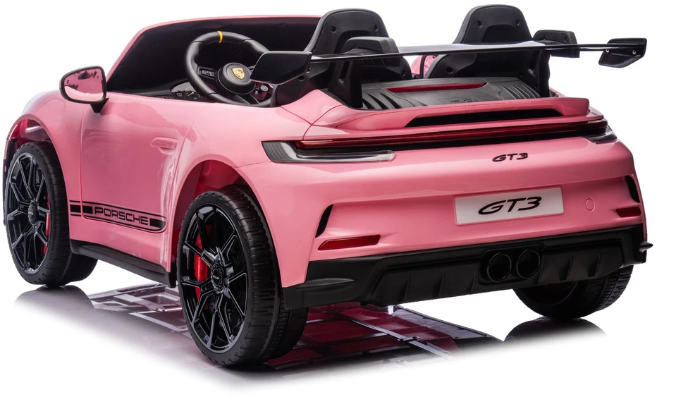 Lean Cars Vaikiškas elektromobilis Porsche GT3, rožinis, 24 V