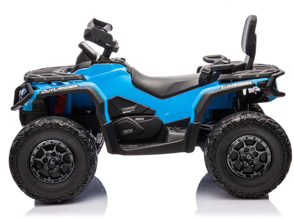 Lean Cars Vaikiškas keturratis Can Am Outlander 4x4 DK-CA005 mėlynas