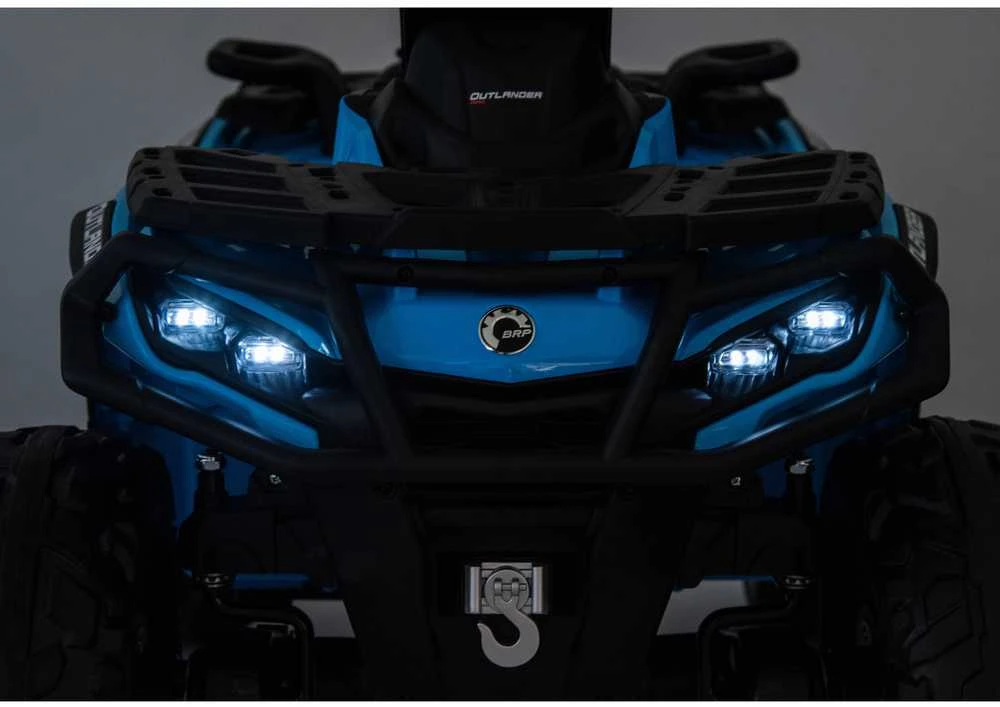 Lean Cars Vaikiškas keturratis Can Am Outlander 4x4 DK-CA005 mėlynas
