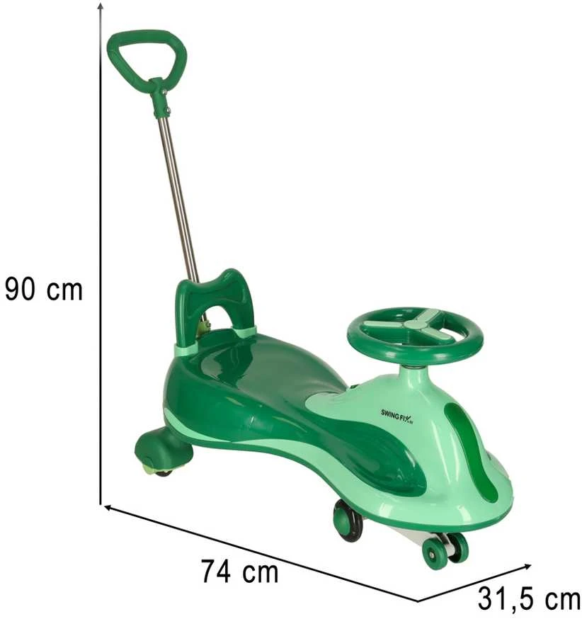 Vaikiškas paspiriamas automobilis