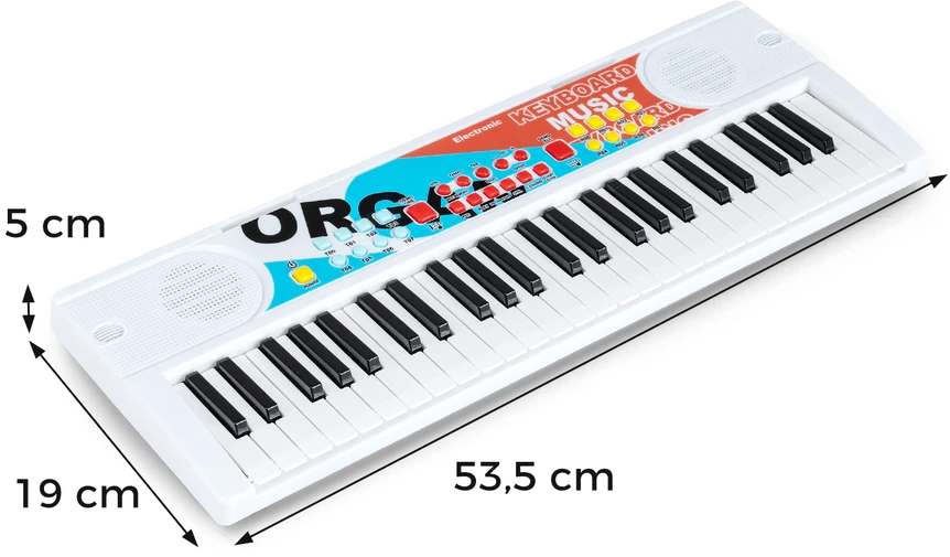 Vaikiškas pianinas Juodas/baltas