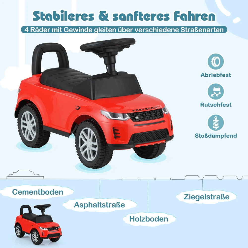 Vaikiškas stumdukas raudonas