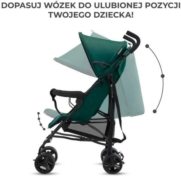 KINDERKRAFT vežimėlis TIK, žalias, KSTIK000GRE0000