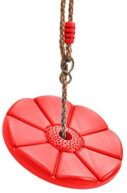 Vaikiškos sodo sūpynės su sėdynės virve, 27 cm, raudona