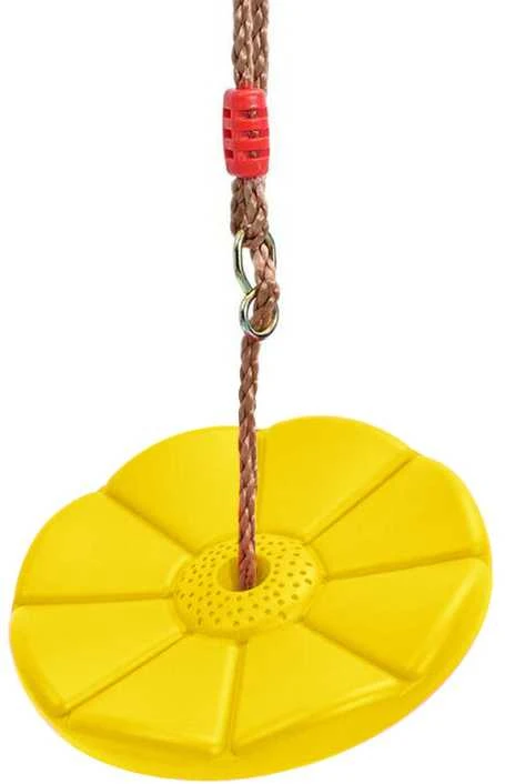 Vaikiškos sodo sūpynės su virve, 27 cm, geltona