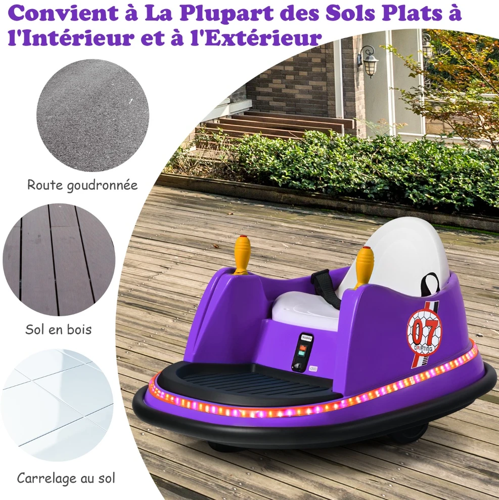 Vaikų automobilis 57 x 75 x 42 cm violetinis