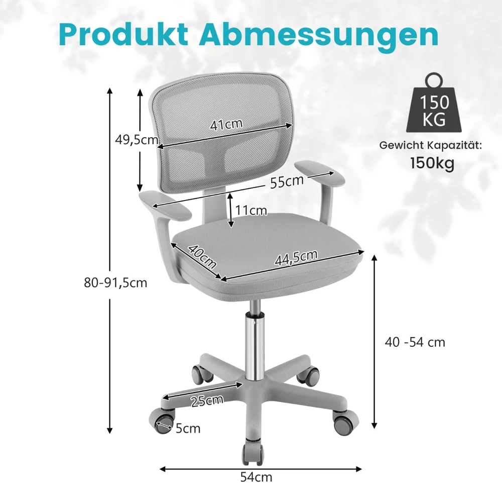 Vaikų stalas ir kėdė pilka 1 vnt.