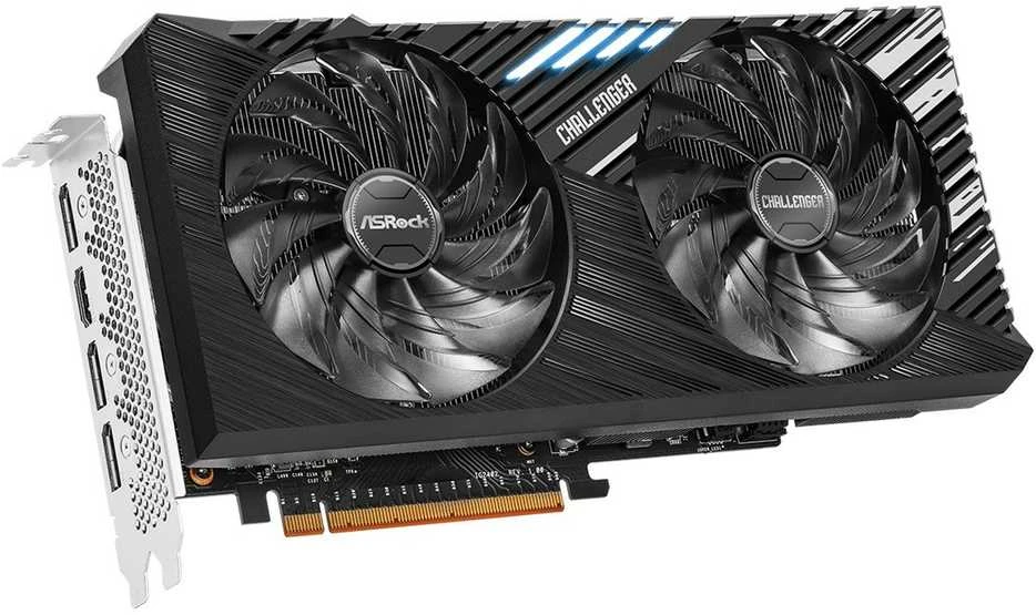 Vaizdo plokštė Grafikos kortelė - ASRock - A750 CHALLENGER SE - 8GB - GDDR6 - Tylaus aušinimo