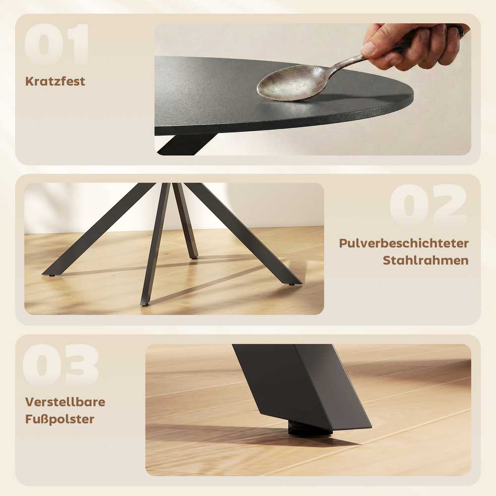 Valgomasis stalas Ø120 cm