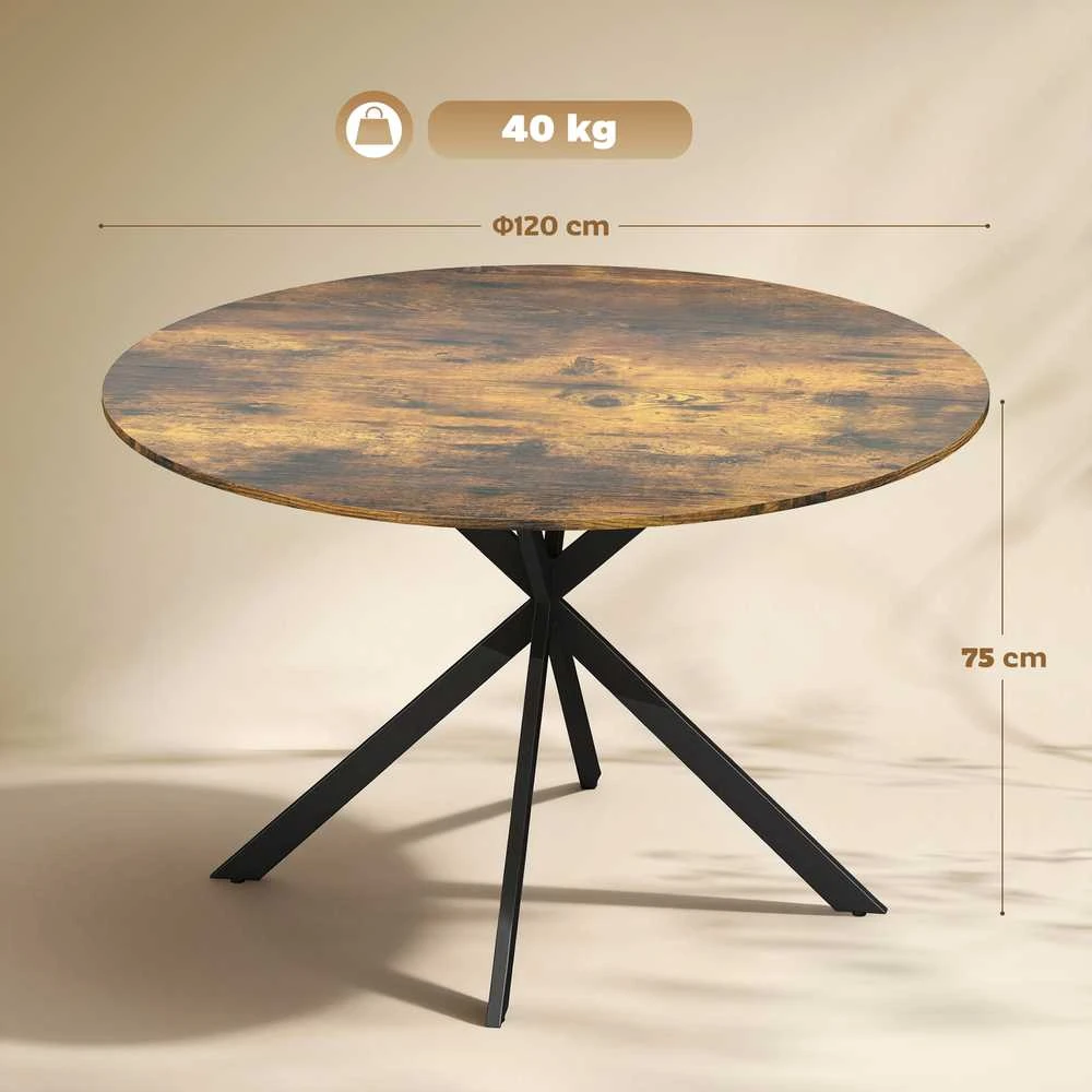 Valgomasis stalas Ø120 cm