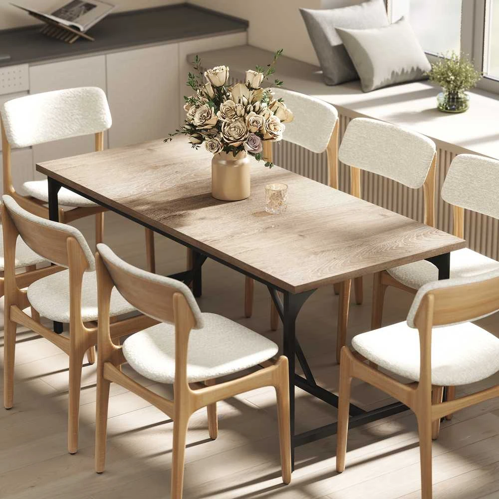 Valgomasis stalas 180 x 80 x 75,5 cm