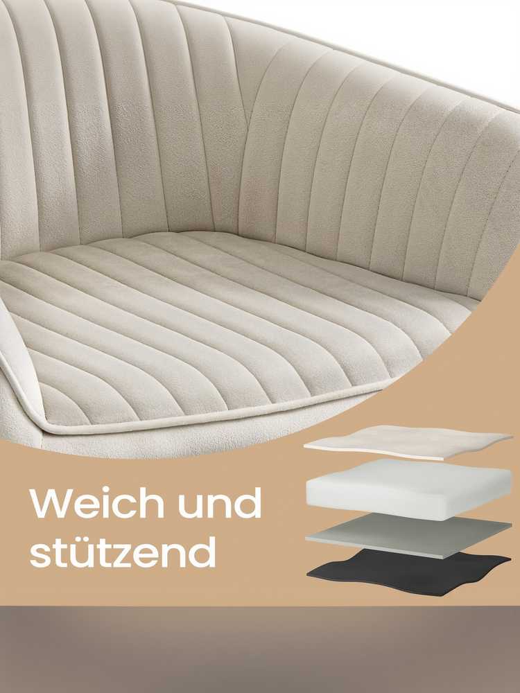 Songmics Valgomojo kėdė smėlio–juoda