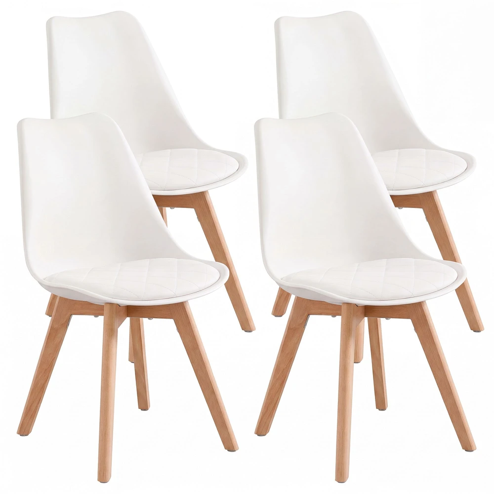 Songmics Valgomojo kėdės 46.5 x 57 x 79 cm 4 vnt.