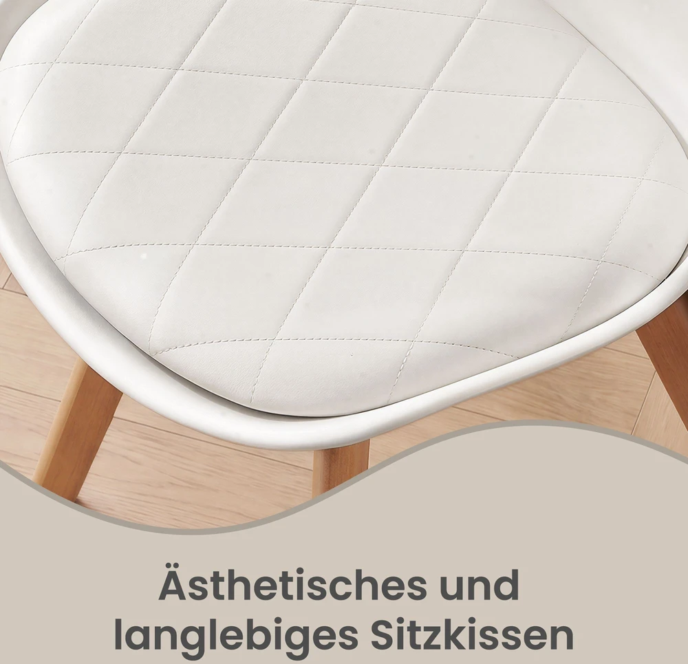Songmics Valgomojo kėdės 46.5 x 57 x 79 cm 4 vnt.