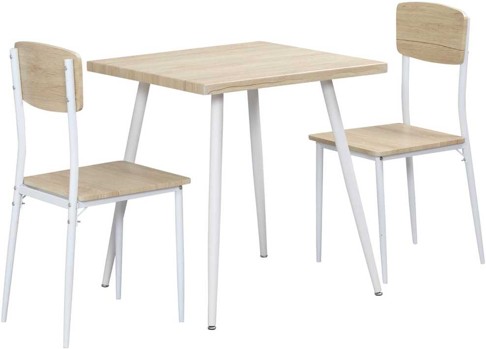 HOMCOM 3 dalių valgomojo komplektas