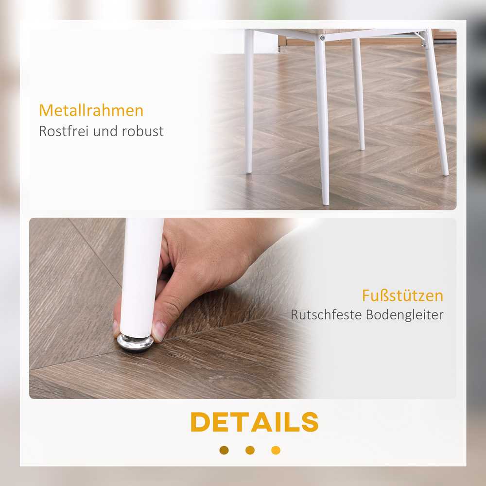 HOMCOM 3 dalių valgomojo komplektas