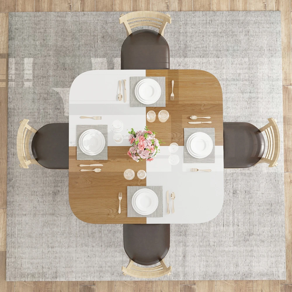 Valgomojo stalas 120 x 120 x 77 cm