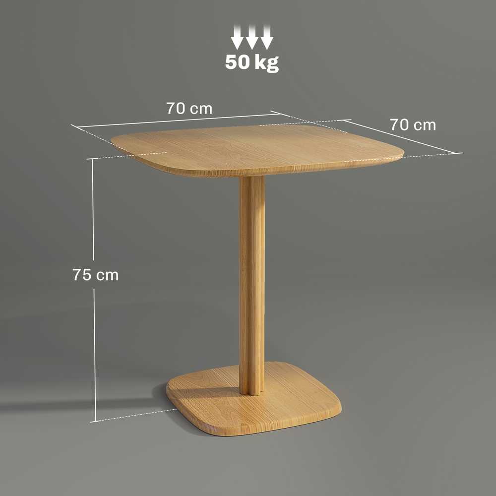 Valgomojo stalas 70 x 70 cm