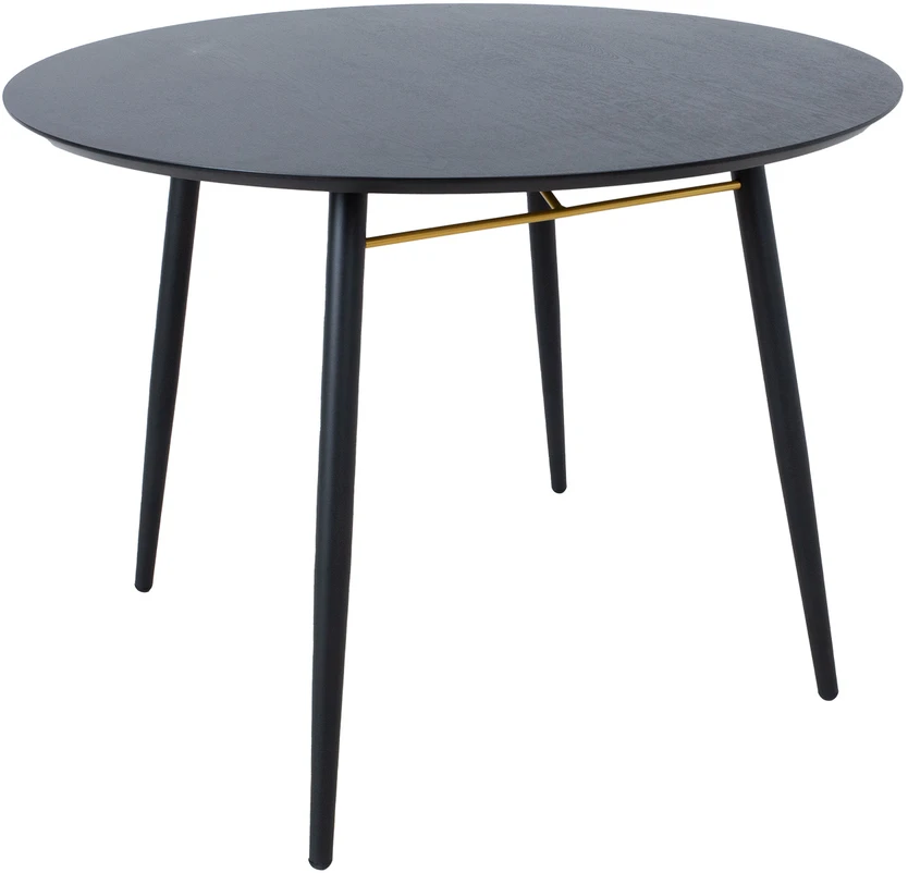 Home4You Valgomojo stalas LUXEMBOURG D100xH75cm, juodas