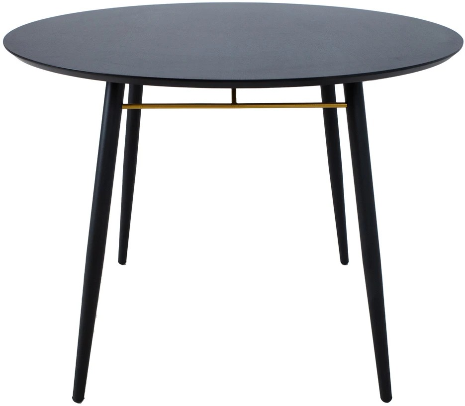 Home4You Valgomojo stalas LUXEMBOURG D100xH75cm, juodas
