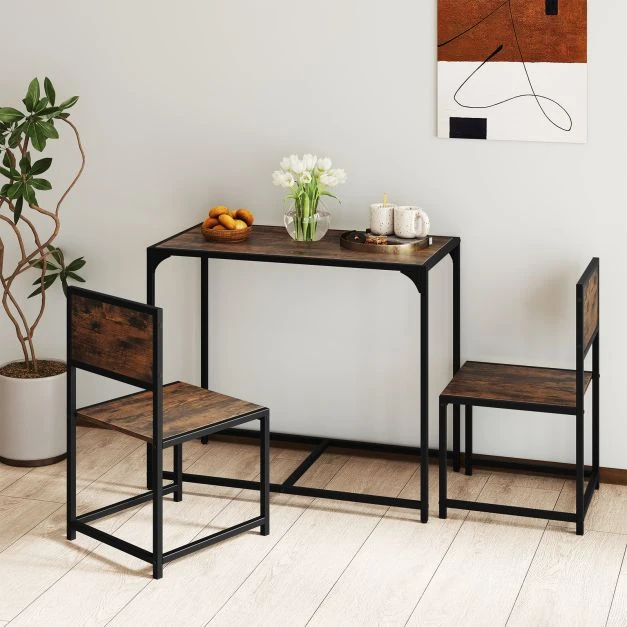 Valgomojo stalo komplektas 90 x 47 cm 3 vnt.