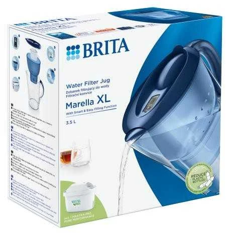 Vandens Filtravimo Ąsotis - Brita Marella XL+1 Maxtra, Balta