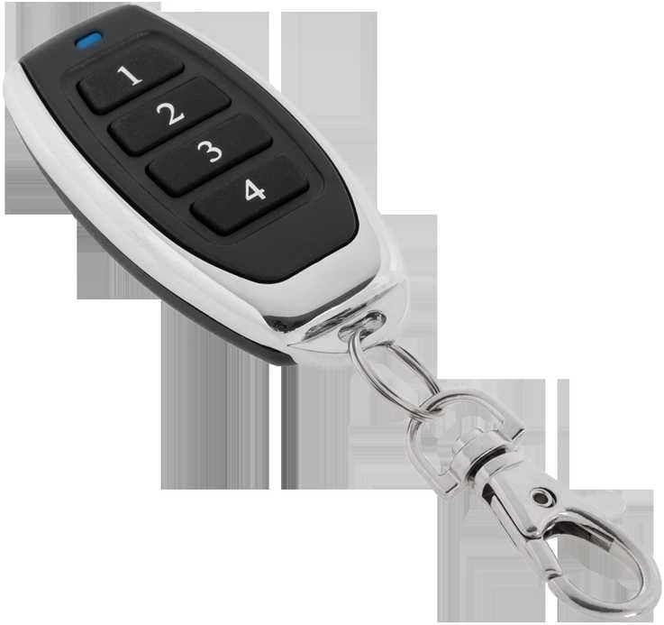 Cabletech NVP001 keturių mygtukų pultelis su karabinu
