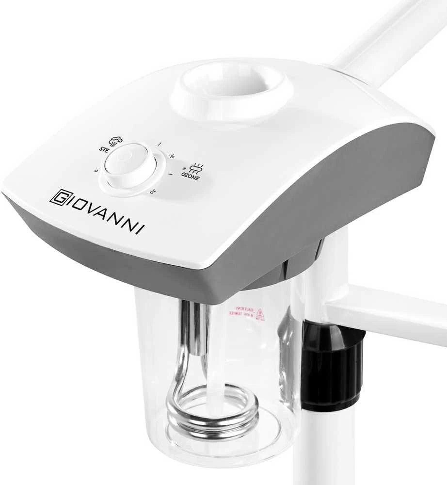 Activeshop Veido garinimo prietaisas su LED lupa – vapozonas Giovanni D-21 baltas