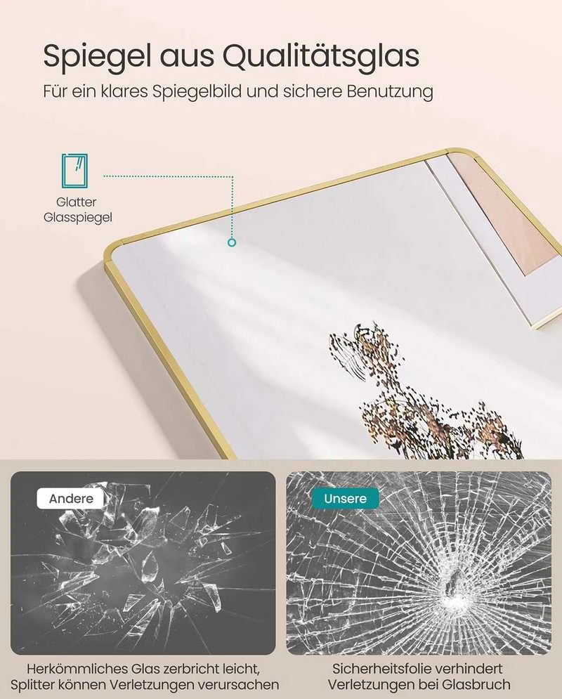 Songmics Veidrodis 160x50 cm