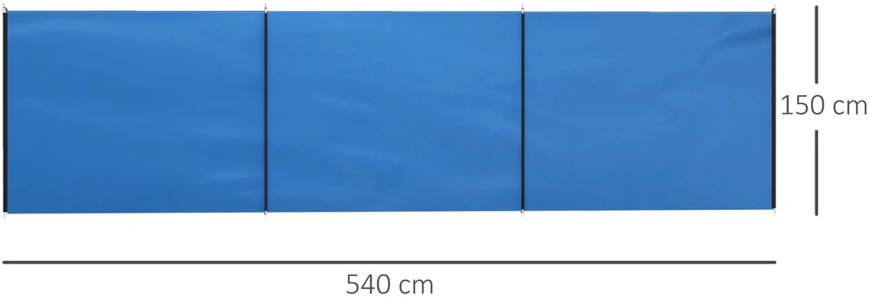 Vėjo užtvara 540 x 150 cm