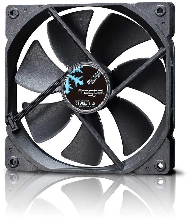 Fractal Design | Dynamic X2 GP-14 | Juodas | Korpuso ventiliatorius