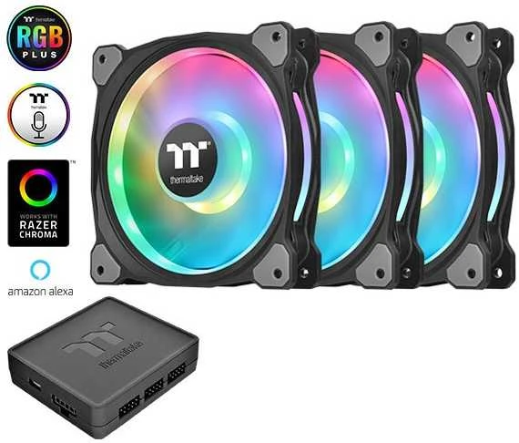 Ventiliatorius Thermaltake Riing Duo 12 RGB 3Pack Fan CL-F073-PL12SW-A