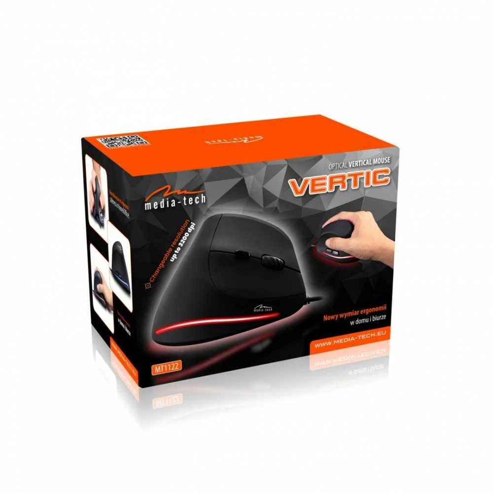 Vertikali laidinė optinė pelė Media-Tech VERTIC MT1122 V2.0