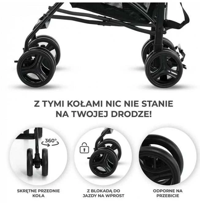 KINDERKRAFT vežimėlis TIK, žalias forest, KSTIK000GRY0000