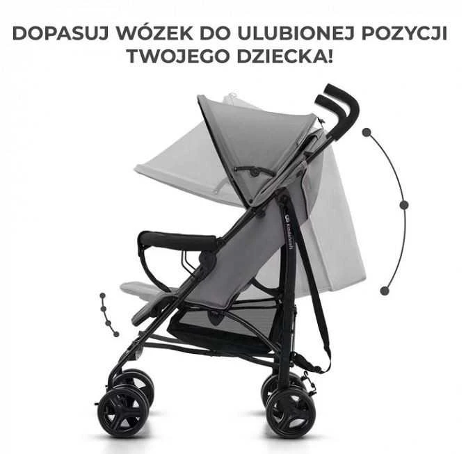 KINDERKRAFT vežimėlis TIK, žalias forest, KSTIK000GRY0000