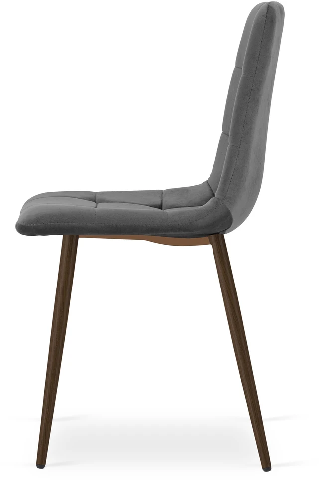 Vidaus kėdė KARA, tamsiai pilka, 87 cm
