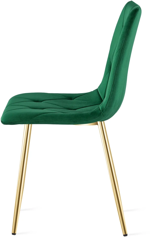 Fotelis Valora Vidaus kėdė „Libra“ su veliūriniu sėdimu paviršiumi, tamsiai žalia, 86,5 × 45 × 54 cm