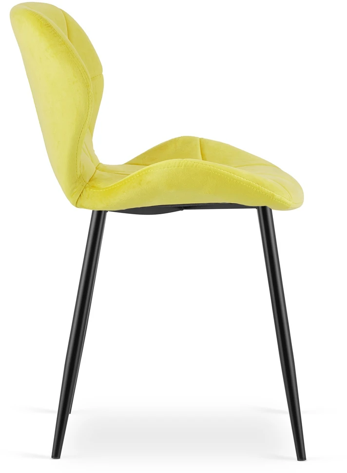 Leobert Vidaus kėdė Mango, geltona, 76,5 × 46 × 53 cm, 2 vnt.