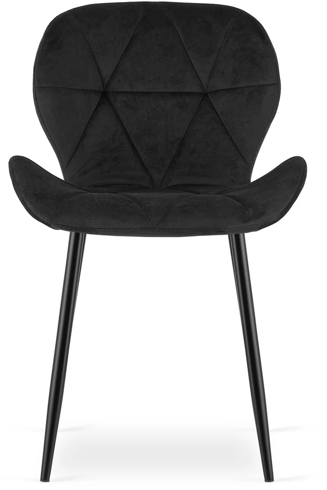 Vidaus kėdė MANGO, juoda, 76,5 cm, 3 vnt.