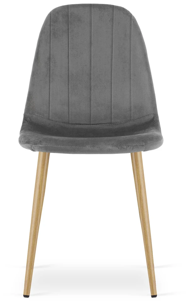 Leobert Vidaus kėdė PADVA, tamsiai pilka, 87 × 44,5 × 53 cm, 3 vnt.