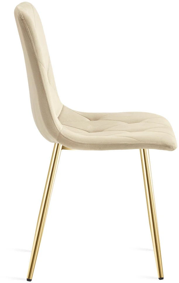 Leobert Vidaus kėdė, veliūrinė, šviesiai smėlinė, 86,5 × 45 × 54 cm
