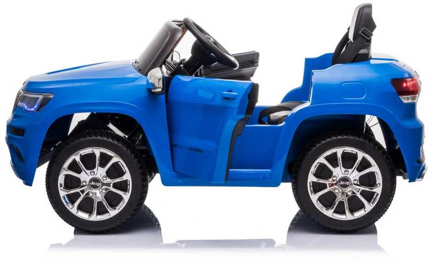 Lean Cars Vienvietis elektromobilis vaikams Jeep Grand Cherokee JJ2055, mėlynas