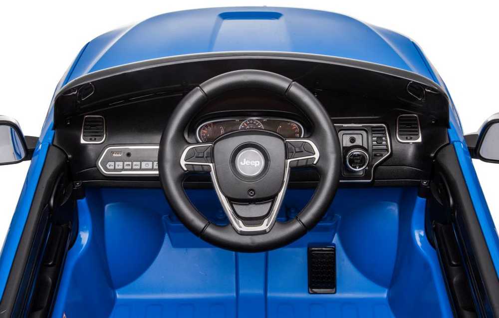 Lean Cars Vienvietis elektromobilis vaikams Jeep Grand Cherokee JJ2055, mėlynas